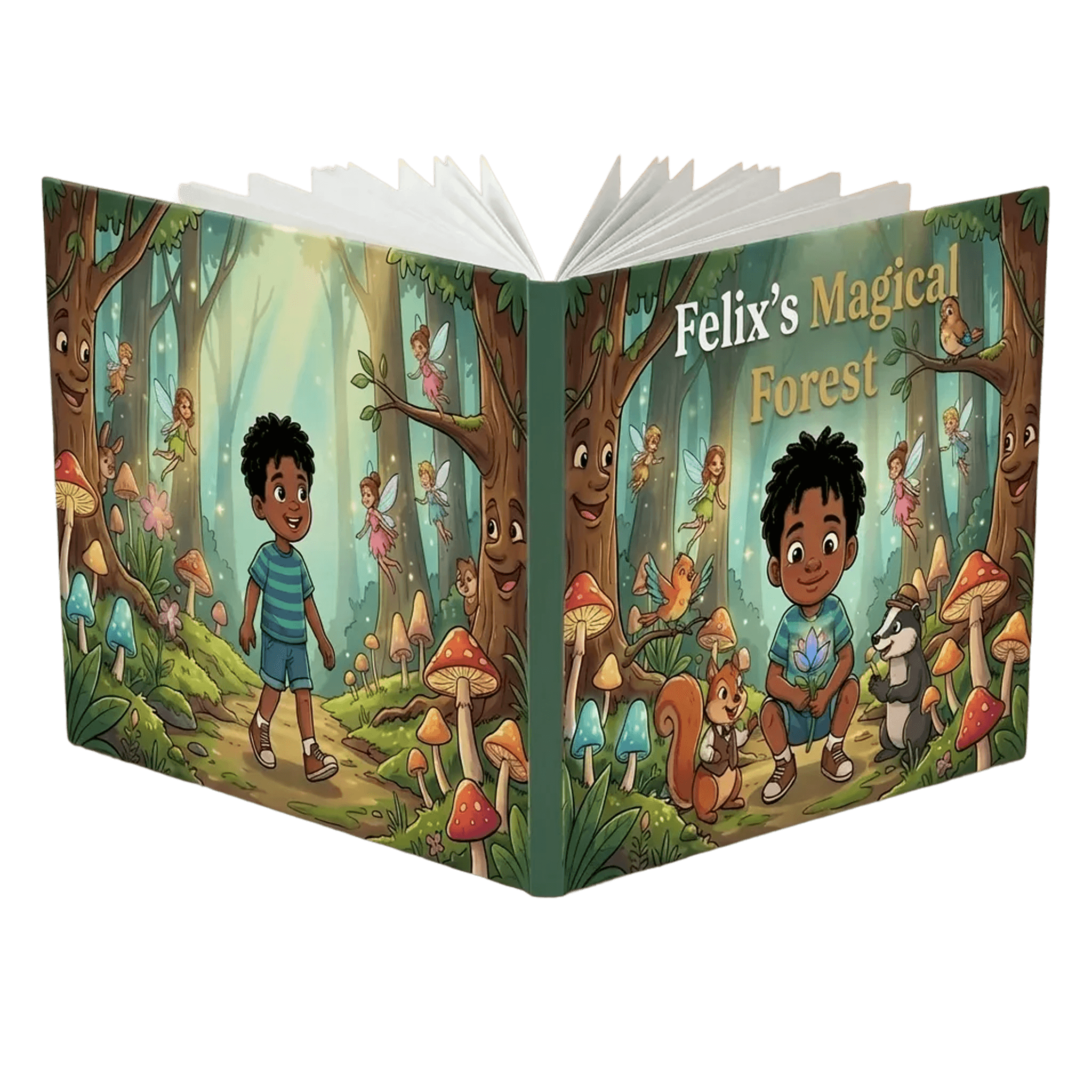 Personalized children's book example