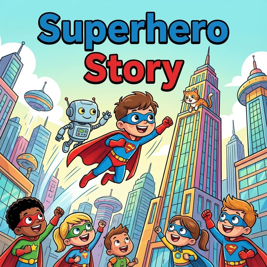 Superhero Story theme thumbnail